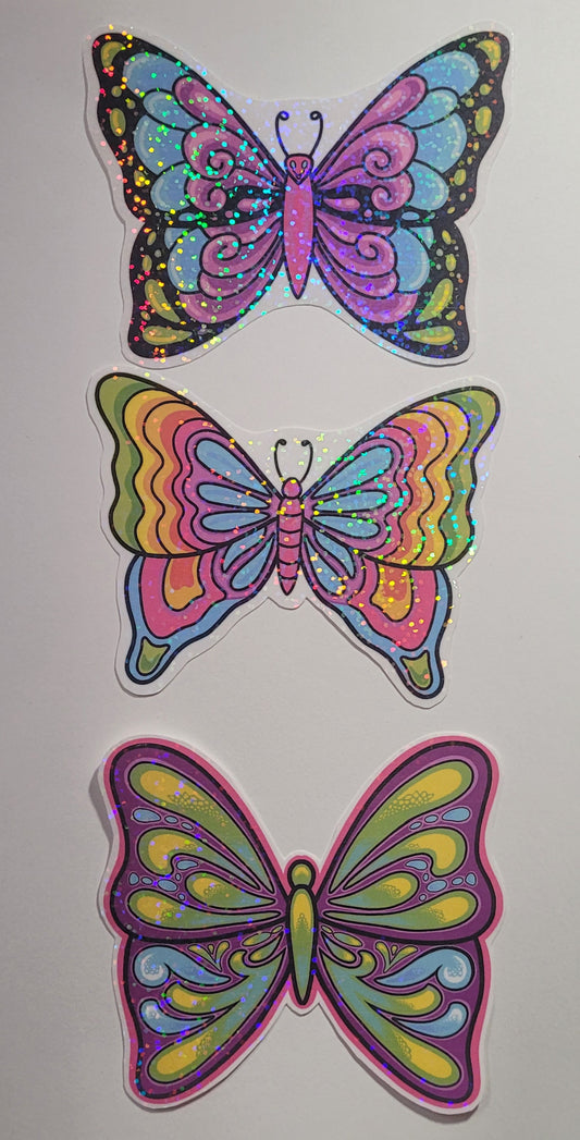 Holographic Butterfly Sticker Pack