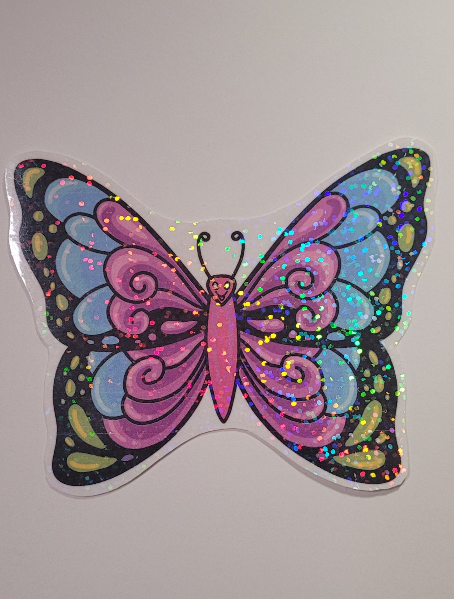 Holographic Buttefly Sticker