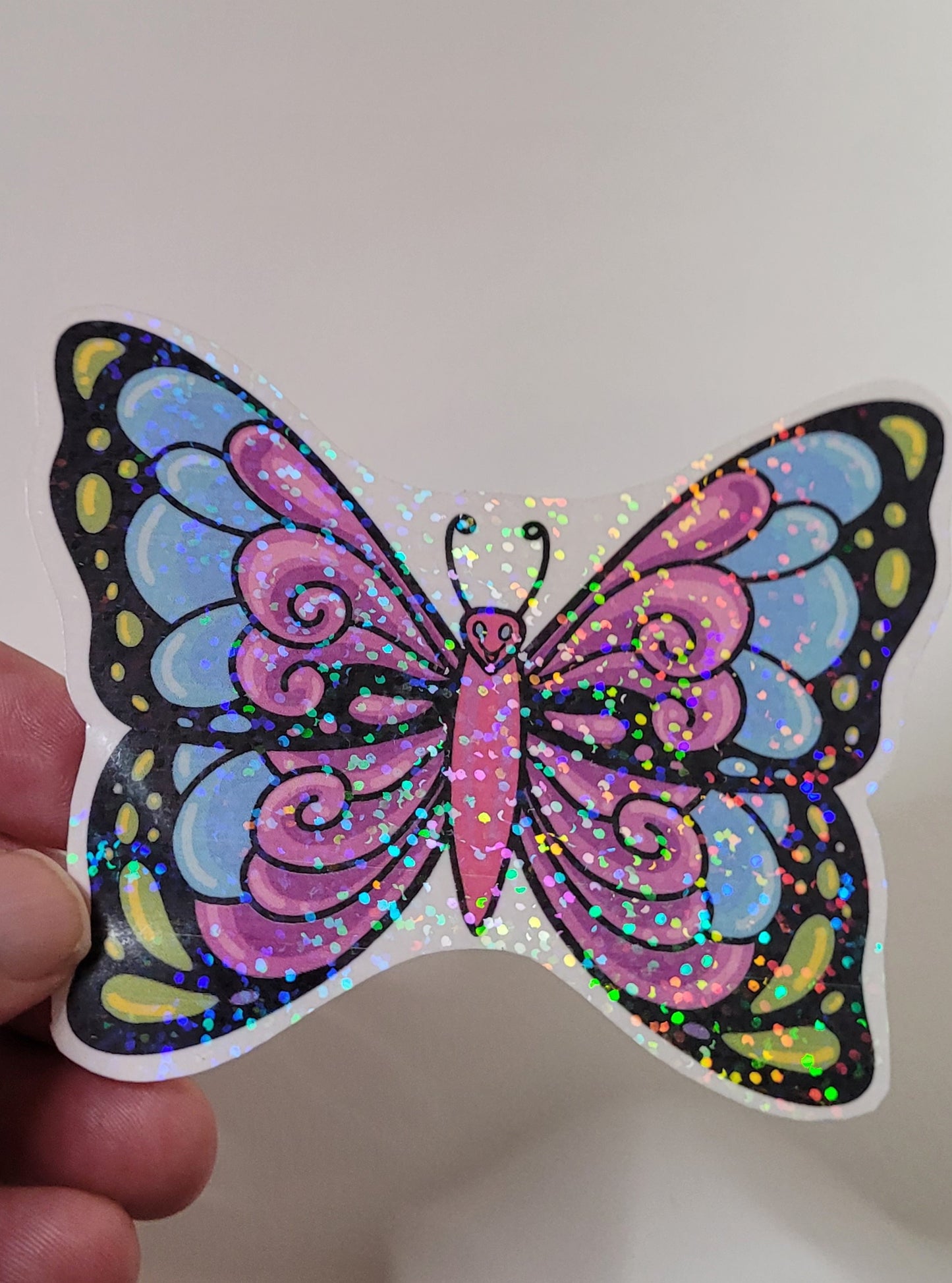 Holographic Buttefly Sticker