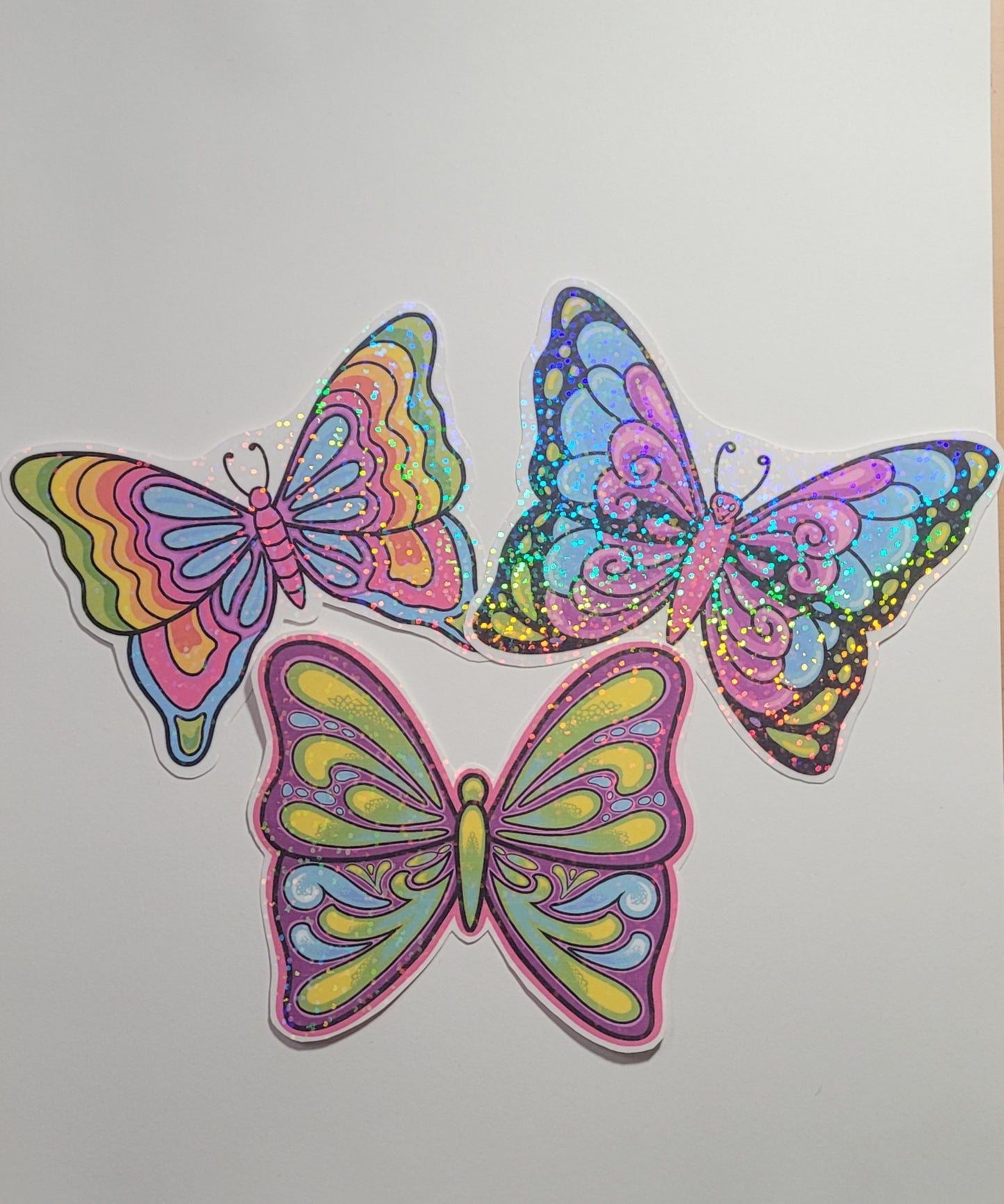 Holographic Butterfly Sticker Pack