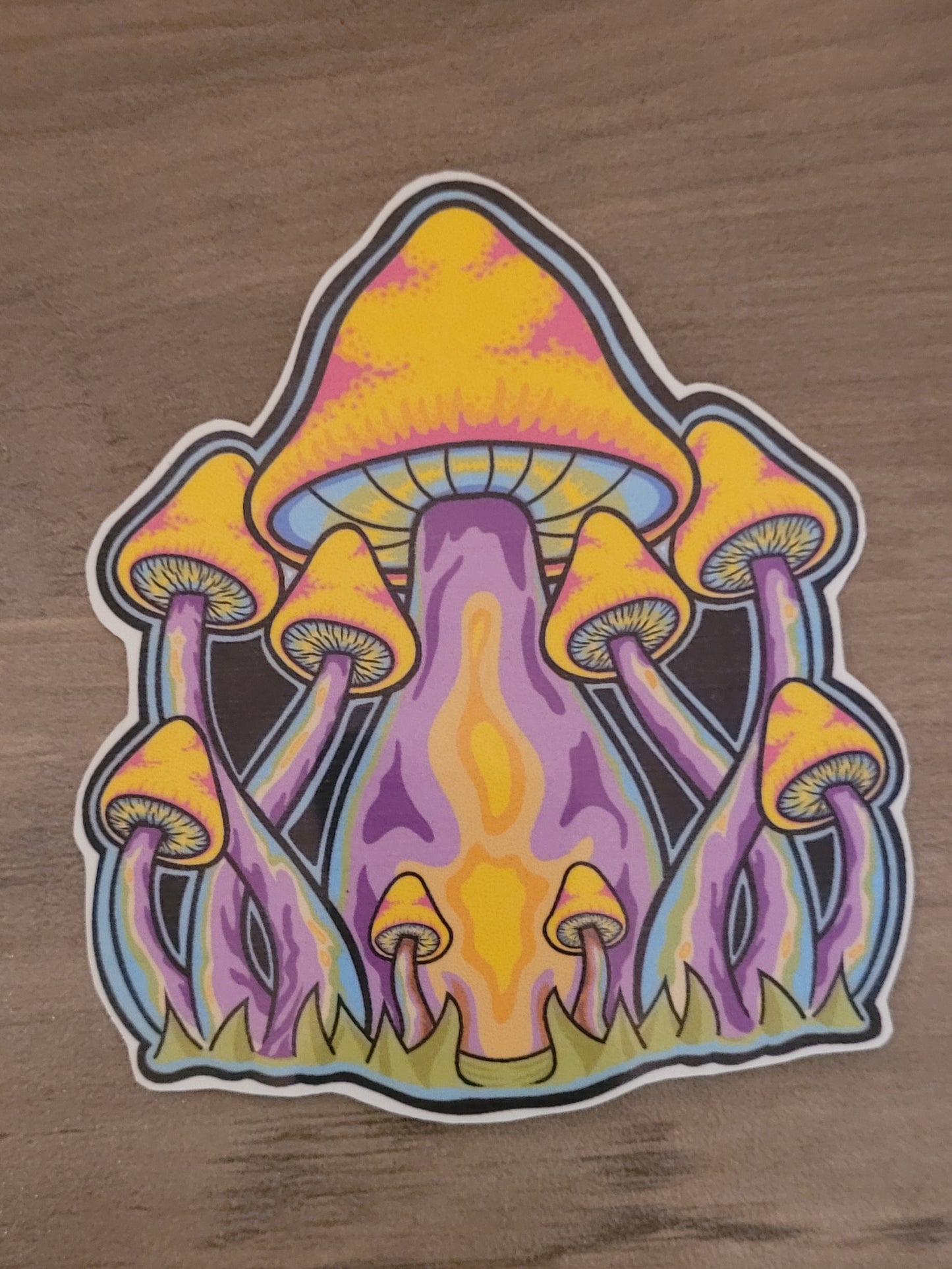 Mushroom Group Sticker