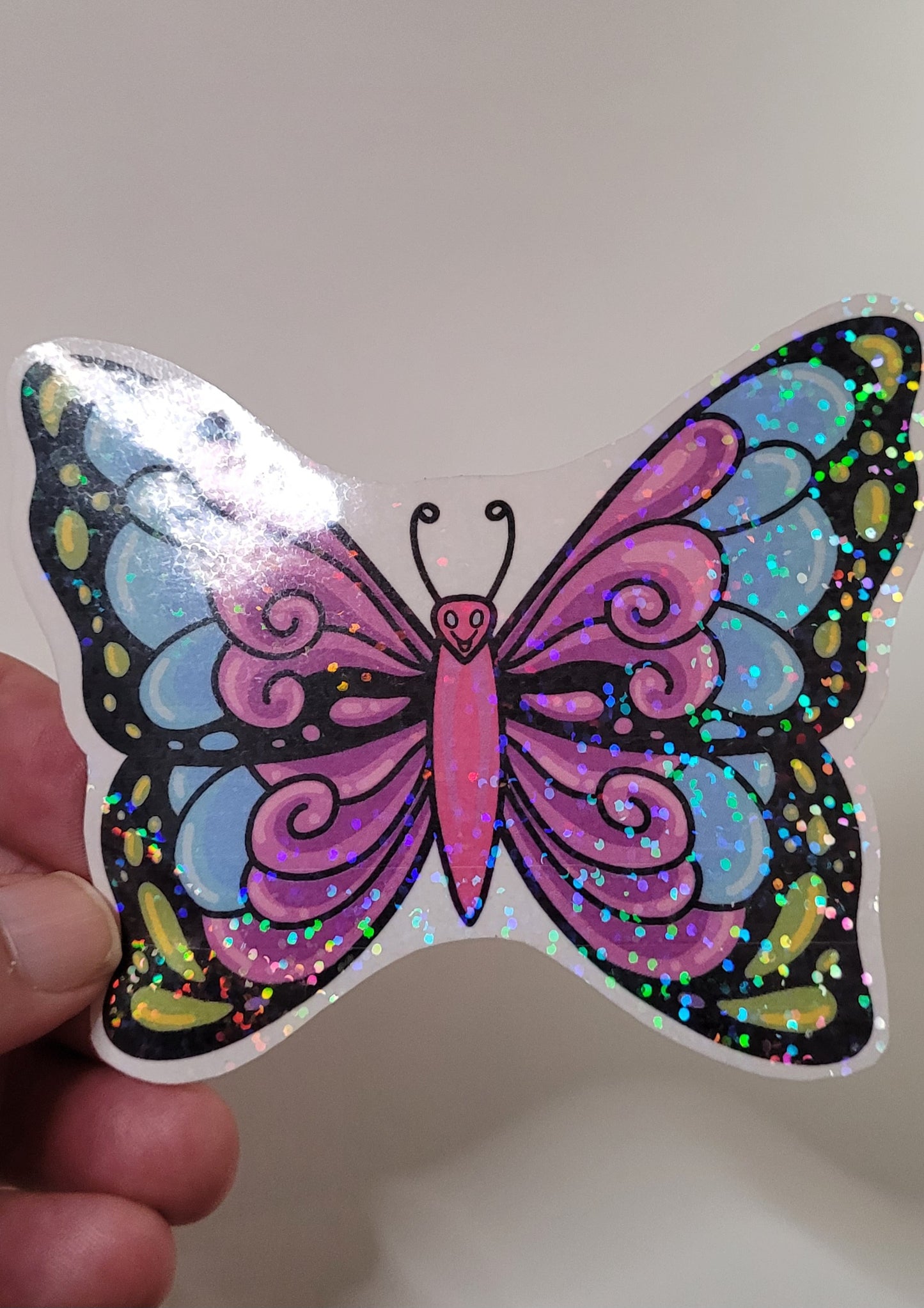 Holographic Buttefly Sticker
